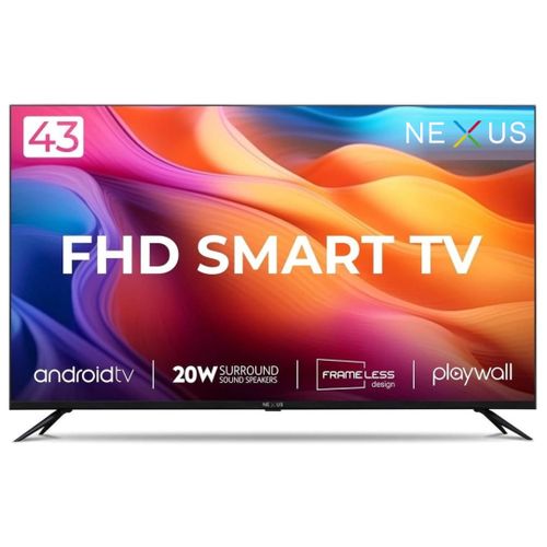 Nexus 43" Inch Digital Smart Andriod Frameless LED FHD TV( NX-TV43F621B)